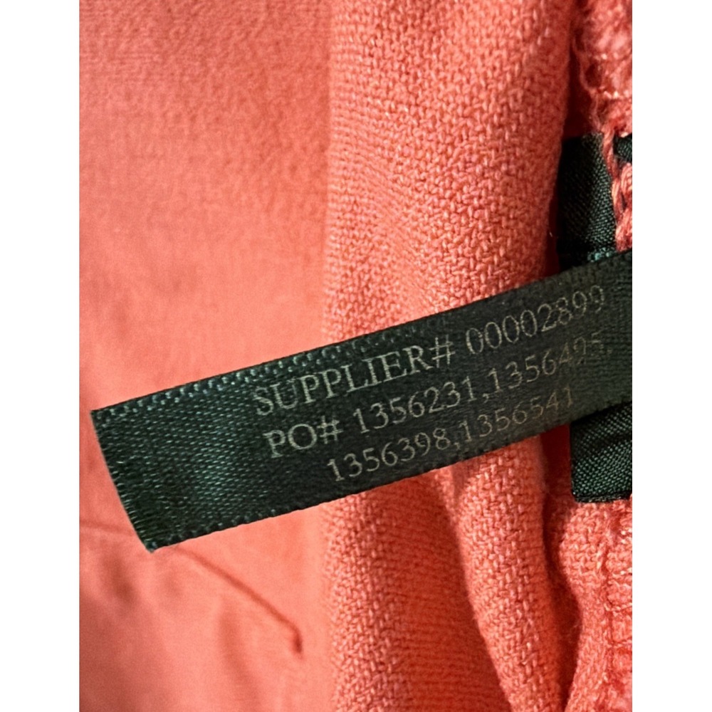 Lauren Jeans Co. Ralph Lauren Coral Denim Jacket Size XL EUC - Picture 7 of 11